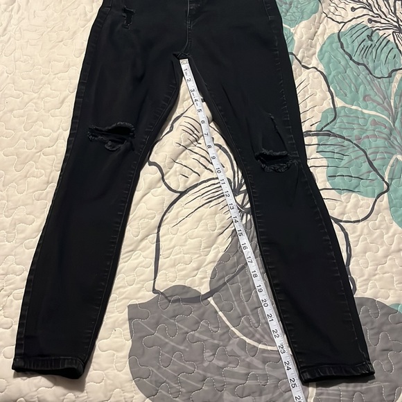 • Guess Los Angeles Black Ripped Skinny Embellished/bling Jeans - Picture 12 of 17